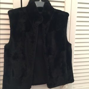 Faux fur vest